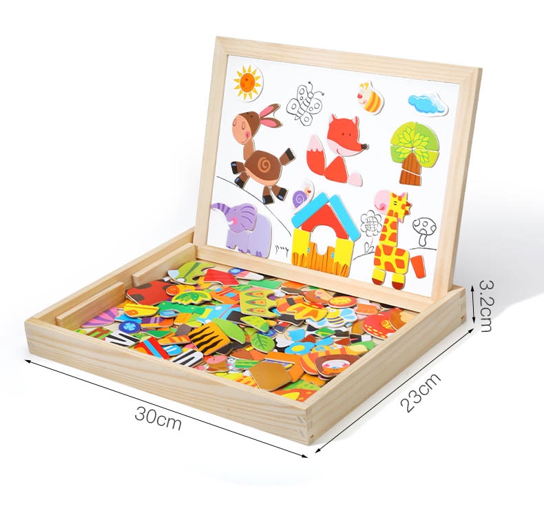 Magnetic Animal Puzzle Board