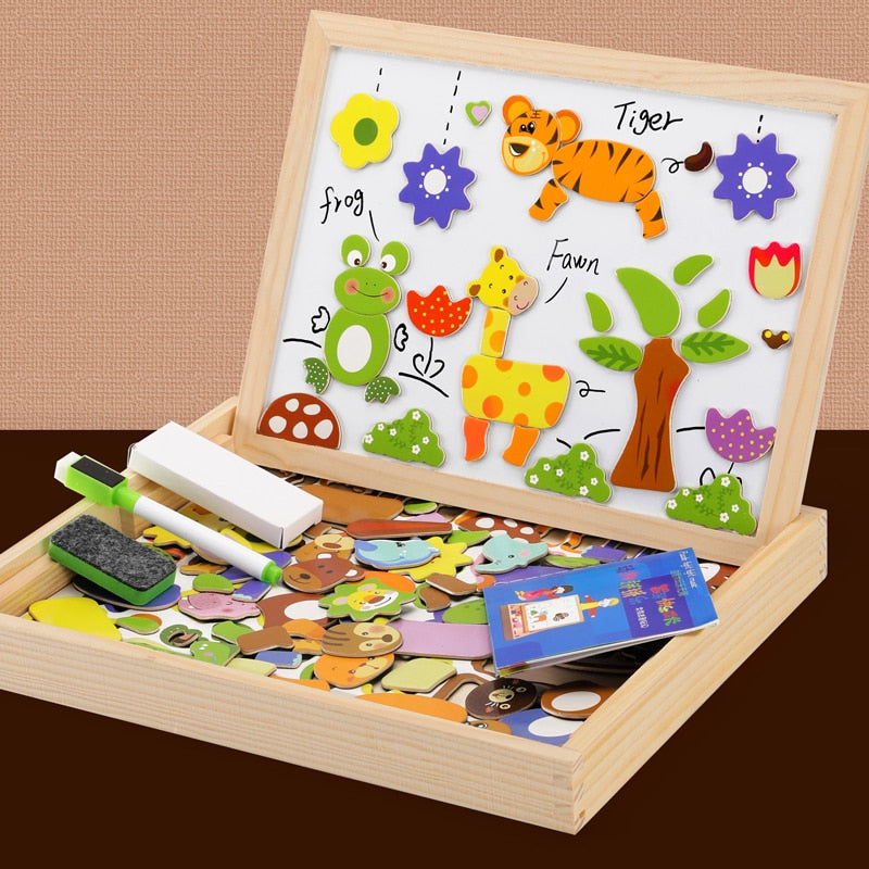 Magnetic Animal Puzzle Board