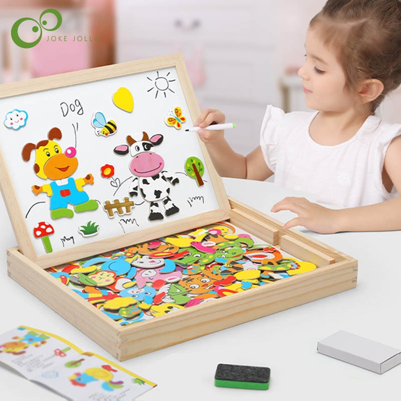 Magnetic Animal Puzzle Board