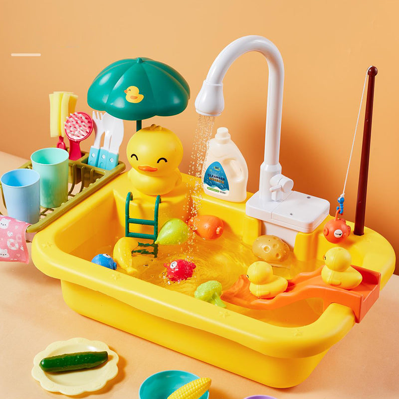 Kids’ Play Sink with Real Running Water — The Perfect Educational Kitchen Toy!