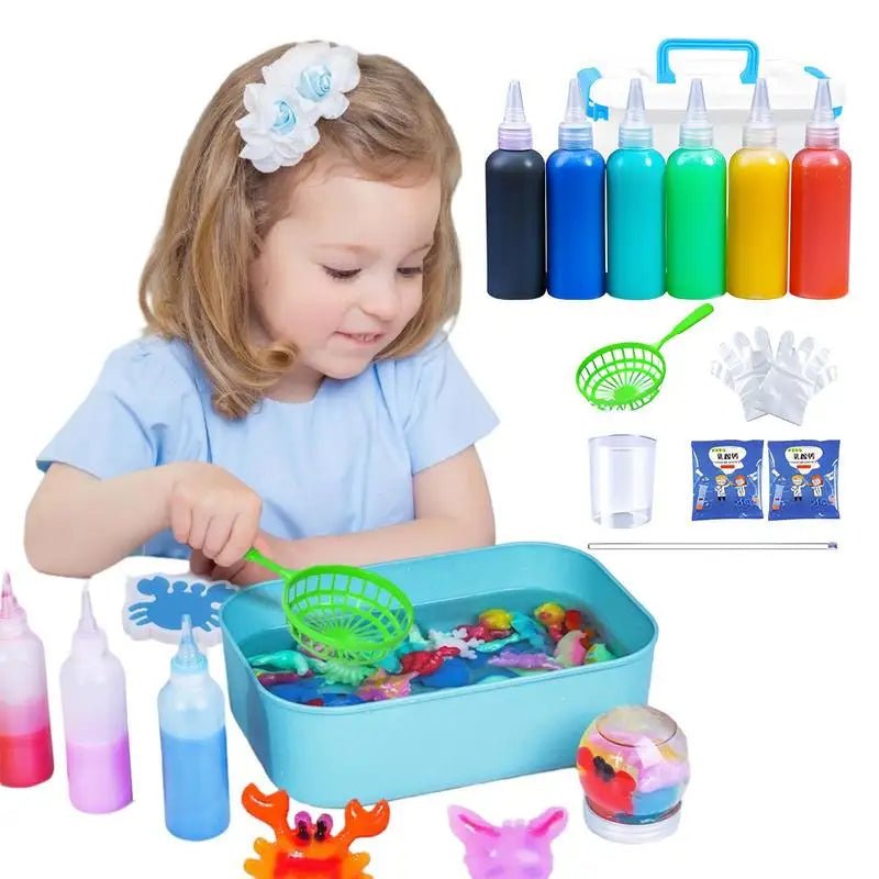 AquaMagic Magic Jelly – Craft Kit for Fun and Educational Marine Creatures for Kids