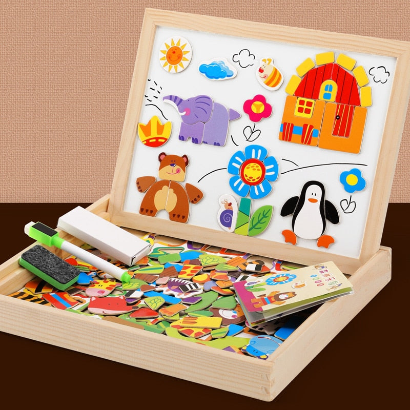 Magnetic Animal Puzzle Board