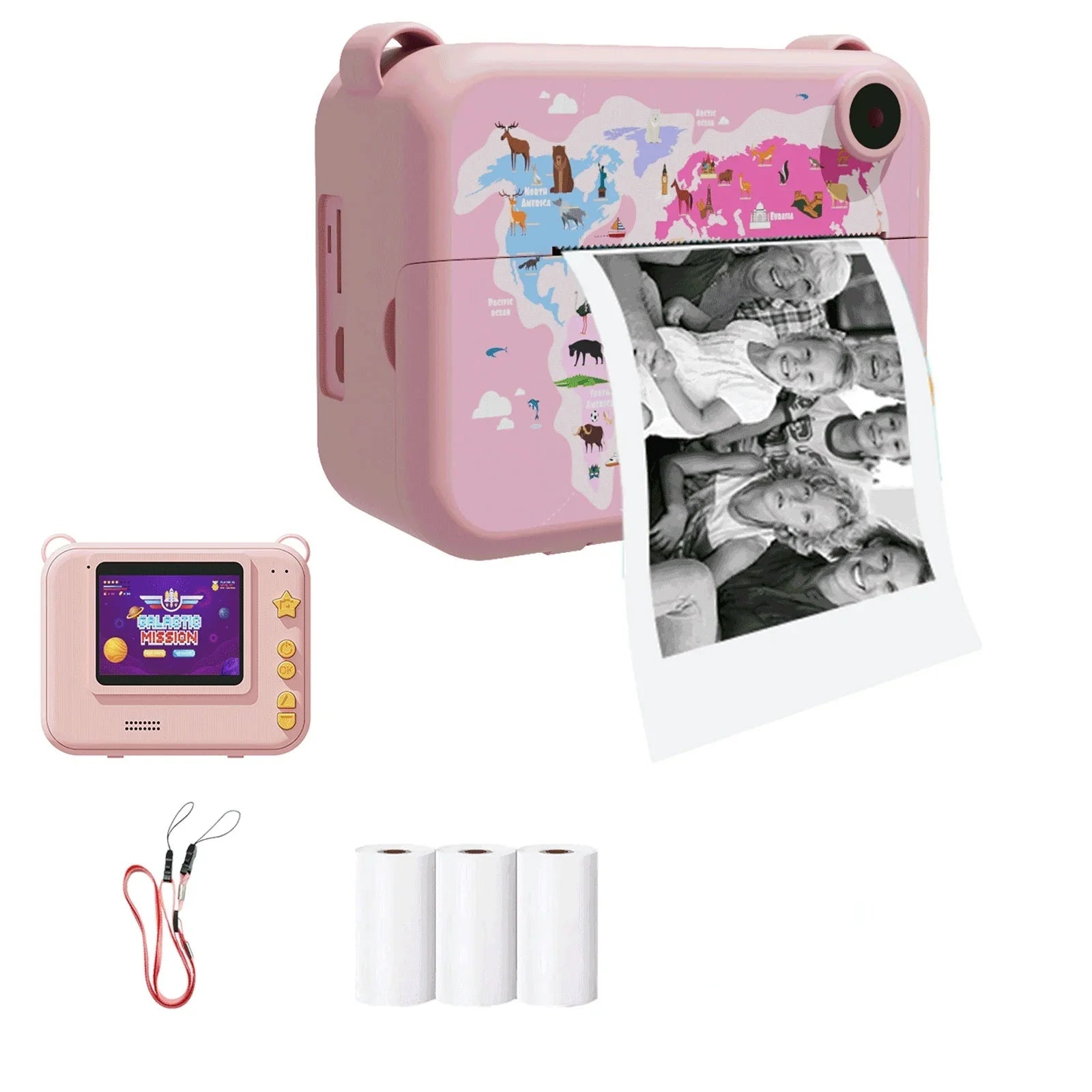 SnapKid - Câmera Infantil Digital com impressora térmica + BRINDE!