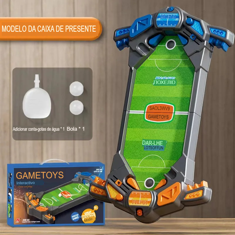 Mesa de Pimball infantil com spray de água para partidas emocionantes